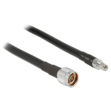DELOCK antenna kábel N-dugó > RP-SMA-dugó CFD400 LLC400 2m (13020) (DE13020) kábel és adapter