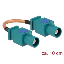 DELOCK antennakábel FAKRA Z-dugó > FAKRA Z-dugó, RG-316 10cm (89663) (DE89663) kábel és adapter