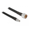 DELOCK Antennakábel N-dugó > RP-SMA-dugó CFD400 LLC400 , 10 m, alacsony veszteség