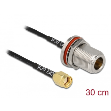 DELOCK Antennakábel RP-SMA-dugó - N-hüvely RG-174 30 cm egyéb hálózati eszköz