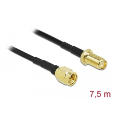 DELOCK Antennakábel SMA-dugó - SMA-hüvely LMR/CFD100, 7,5 m low loss egyéb hálózati eszköz