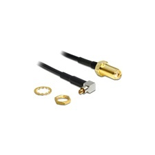DELOCK antennakábel (SMA jack - MC-Card, 20 cm, 90°) kábel és adapter