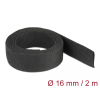DELOCK Anyag hőre zsugorodó cső 2 m x 16 mm szugorodási arány 2:1 fekete