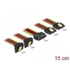 DELOCK Átalakító Kábel - 60150 (4 x SATA HDD > SATA tűs (apa)) (DL60150) kábel és adapter