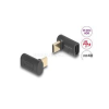 DELOCK Átalakító USB 40 Gbps Type-C male > female PD 3.1 240W 90 fokos 8K 60Hz (DL60246)
