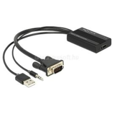 DELOCK Átalakító VGA to HDMI audió funkcióval (DL62597) kábel és adapter