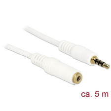 DELOCK Audio Stereo Jack 3.5 mm male / female IPhone 4pin 5m Extension Cable kábel és adapter