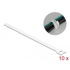 DELOCK Befűzős kábelkötegelő hossza 250 mm szépessége 12 mm, 10 db. Fehér villanyszerelés