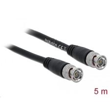 DELOCK BNC csatlakozódugóval - BNC csatlakozódugóval 5 m kábel (80084) kábel és adapter