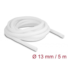 DELOCK Braided Sleeve self-closing 5mx13mm White 20808 kábel és adapter
