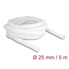 DELOCK Braided Sleeve self-closing 5mx25mm White 20811 kábel és adapter