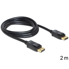 DELOCK Cable Displayport 1.2 male > Displayport male 4K 2m (82585) kábel és adapter