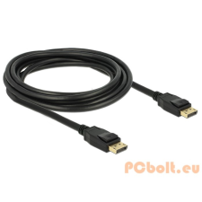 DELOCK Cable Displayport 1.2 male > Displayport male 4K 3m (83807) kábel és adapter