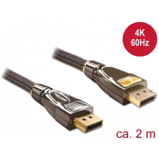 DELOCK Cable Displayport male -> HDMI male 2m (825 audió/videó kellék, kábel és adapter