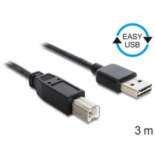 DELOCK Cable EASY-USB 2.0-A male -&gt; USB 2.0-B male kábel és adapter