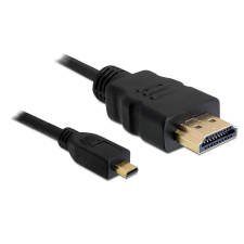 DELOCK Cable High Speed HDMI with Ethernet A/D male/male 1m kábel és adapter