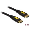 DELOCK Cable High Speed HDMI with Ethernet - HDMI-A male > HDMI-A male 4K 5m