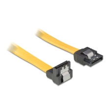 DELOCK cable SATA 50cm down/straight metal Yellow kábel és adapter