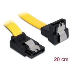 DELOCK Cable SATA 6 Gb/s up/down metal 20 cm kábel és adapter