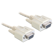 DELOCK Cable Serial Null modem 9 pin female > 9 pin female 5m kábel és adapter