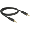 DELOCK Cable Stereo Jack 3.5 mm 4 pin male > male 1m