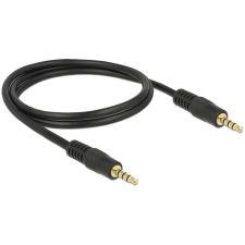 DELOCK Cable Stereo Jack 3.5 mm 4 pin male &gt; male 1m kábel és adapter