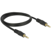 DELOCK Cable Stereo Jack 3.5 mm 4 pin male > male 1m White 83440