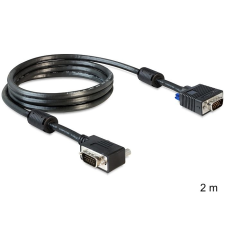 DELOCK Cable SVGA 2m male-male angled kábel és adapter