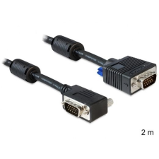 DELOCK Cable SVGA 2m male-male angled (83173) kábel és adapter