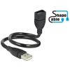 DELOCK Cable USB 2.0 A male > A female ShapeCable