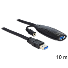 DELOCK Cable USB 3.0 Extension, active 10m (83415) kábel és adapter