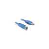 DELOCK Cable USB 3.0 type-A male > USB 3.0 type-B male 3m Blue
