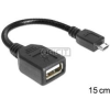 DELOCK Cable USB micro-B male > USB 2.0-A female