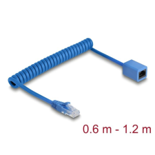 DELOCK CAT6 U-UTP Patch Cable 1,2m Blue 90365 kábel és adapter