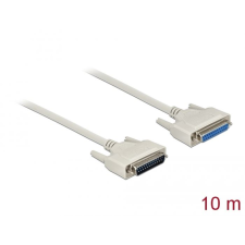 DELOCK D-Sub 25-ös soros kábel dugó-hüvely 10m (83678) (DE83678) kábel és adapter