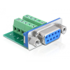 DELOCK Delock Adapter Sub-D 9 pin anya > terminál blokk 10 pines