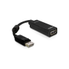 DELOCK Delock Átalakító - 61849 (Displayport 1.1a > HDMI, apa/anya, FullHD, fekete)
