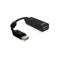 DELOCK Delock Átalakító - 61849 (Displayport 1.1a &gt; HDMI, apa/anya, FullHD, fekete) kábel és adapter