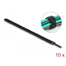 DELOCK Delock Befűzős kábelkötegelő hossza 300 mm fekete 12 mm, 10 db. egyéb hálózati eszköz