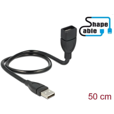 DELOCK Delock Cable USB 2.0 A male &gt; A female ShapeCable 0.5 m kábel és adapter