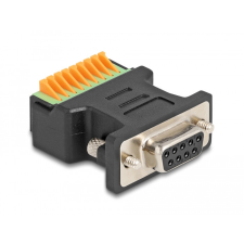 DELOCK Delock D-Sub 9 anya - Terminal block adapter nyomógombbal egyéb hálózati eszköz