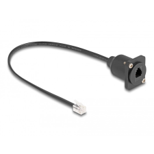 DELOCK Delock D-típusú RJ10 kábel apa anya fekete 30 cm egyéb hálózati eszköz