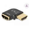 DELOCK Delock HDMI adapter apa - anya 90 fok balra hajlítva 8K 60 Hz fém