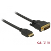 DELOCK Delock HDMI - DVI 24+1 kétirányú kábel 3 m