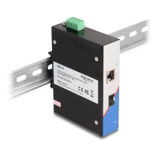 DELOCK Delock Ipari Gigabit Média Átalakító RJ45 - SFP DIN sínhez egyéb hálózati eszköz