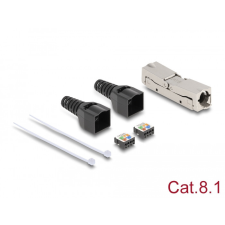 DELOCK Delock RJ45 csatoló LSA-LSA húzásmentesítővel, Cat.8.1 szerszámmentes kábel és adapter