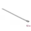 DELOCK Delock Rozsdamentes acél kábelkötegelők, 400 x 7,9 mm (H x Sz), 10 darab