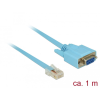 DELOCK Delock RS-232 DB9 típusú adapter anya > 1 x RS-232 RJ45 soros apa 1 m