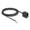 DELOCK Delock Telefonkábel RJ11 apa - RJ45 anya, fekete, 3 m