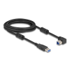 DELOCK Delock USB 5 Gbps kábel A-típusú apa - B-típusú apa 90 lefelé néző csatlakozóapaval 3 m